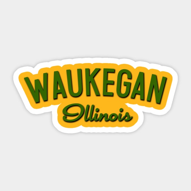 Waukegan Sticker by Vandalay Industries